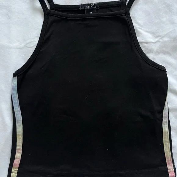 Rue21 Black Tank Top and Shorts Set - Picture 2 of 8